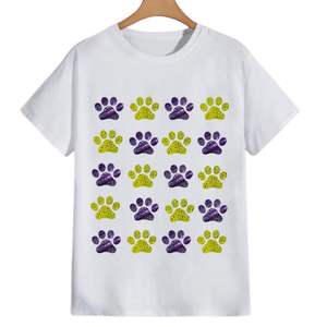 Game Day Custom Team Femmes T-shirts Sequin & Bead Brodé Casual Glitter and Sparkling Women 100% Cotton Tees - Product Image 5