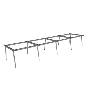 Industrial-Style 8-Seater <b>Dining</b> <b>Table</b> 480x120cm CONE System HCCO028 Modern Assembly Steel Frame for Apartments Hotels Bedrooms - Product Image 3