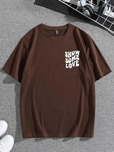 Camiseta gráfica de verano de alta calidad para hombre, diseñador de Color sólido, Hip Hop, ecológica, antiarrugas, transpirable, 100% algodón - Product Image 6