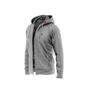 เสื้อฮู้ดผู้ชาย380 GSM 65% ผ้าฝ้าย35% โพลีเอสเตอร์ปรับแต่งโลโก้ที่มีซิปดีไซน์ล่าสุดในบังคลาเทศ - Product Image 2