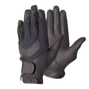 Nouveauté : Gants d'équitation personnalisés antidérapants, imperméables, à fermeture magnétique, en cuir, pour l'hiver, unisexes, pour enfant - Product Image 1