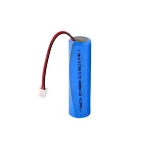 Rechargeable 18650 21700 Lithium Battery 3.7V 2200mAh 3000mAh 4000mAh 5000mAh 1S1P For Flashlight