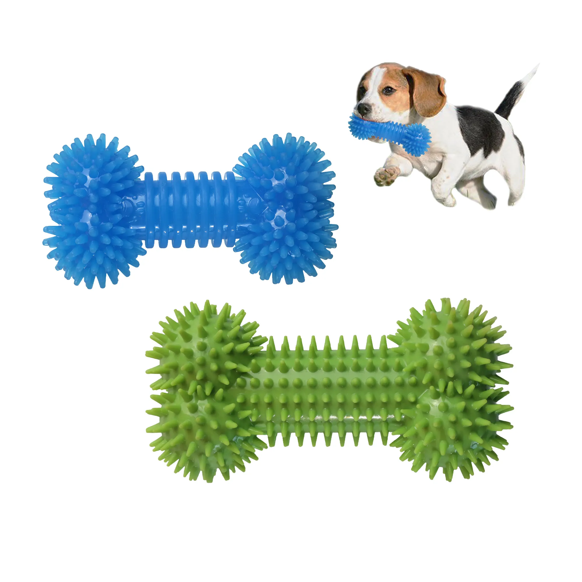 C4P High Quality Solid Rubber BONE Pet Toys Bite Resistant Non-toxic Dog Interactive BONE Toys For Cat And Dog Pet Product