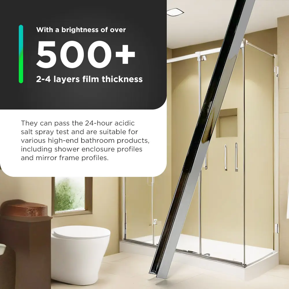 תבניות משותפות חינם 6463 T6 מארז מקלחת שחול אלומיניום 500 בהירות גבוהה ערוצי אלומיניום מארז מקלחת זכוכית