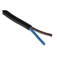 Rollo de Cable de 2 núcleos aprobado por VDE de alta calidad, cableado residencial Industrial europeo, aislamiento de PVC, suministro al por mayor a granel