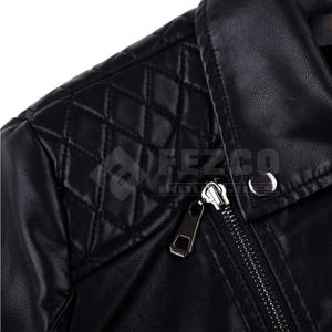 Chaqueta de cuero profesional de alta calidad último diseño 2023 Material de cuero para mujer en venta - Product Image 4