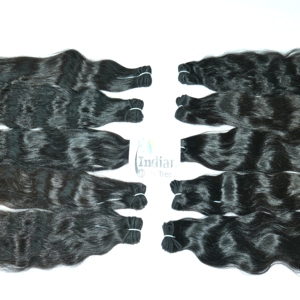 Pas cher 100% Couleur Naturelle Noir Bundle Kinky Silky wave Deep Wave Remy Extensions de Cheveux Humains Indiens pour Femmes - Product Image 6