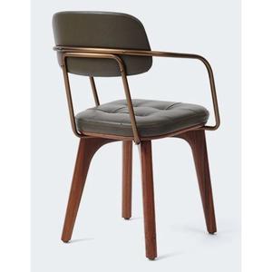 Chaises en fer au design moderne et élégant avec cadre en métal durable, adaptées aux bureaux contemporains et à l'usage domestique décontracté - Product Image 6