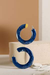 Pendientes de Resina Hechos a Mano con Forma y Color Personalizables, Diseño de Remolino, Artizon Studio AS-1712 - Product Image 3