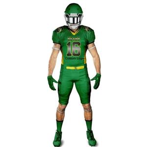 เสื้อฟุตบอลอเมริกันแขนสั้นพิมพ์ลายดิจิทัลระบายอากาศได้ดีแบบกำหนดเองได้-ขายส่ง ออกแบบและสีสันปรับแต่งได้ - Product Image 6