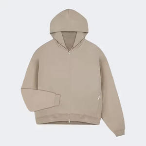 Sweat à capuche zippé surdimensionné personnalisé pour hommes Pull vierge à la mode 500gsm de poids élevé Sweat à capuche à motif imprimé Streetwear - Product Image 6