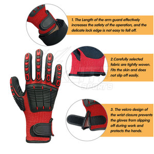 Gants de service très demandés, gants mécaniques avec une bonne adhérence pour la réparation automobile, les travaux de garage, la manipulation d'outils et les tâches mécaniques - Product Image 5