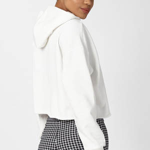 Sweat-shirt à capuche décontracté en coton respirant à manches longues pour femme, coupe oversize, avec logo personnalisé et motif lettres, Nouveauté, Vente Flash USA Teamwear - Product Image 2