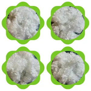 Hollow Fiber (Mechanical Crimp) Recycled Polyester Staple Fiber 3D HCS White for fill Toy Sofa Furniture Cushion Pillow Quilt