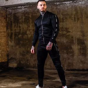 Conjunto Deportivo Unisex de Forro Polar Ajustado de Invierno de Londres, Sudadera con Capucha de Manga Larga de Alta Calidad de Dos Piezas con Franja Lateral - Product Image 2