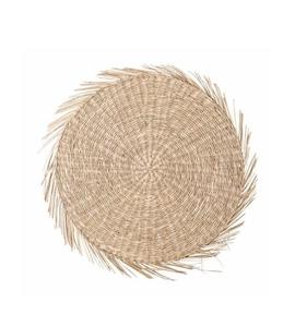 High Quality Handmade <b>Round</b> Seagrass Dining Table <b>Placemat</b>, Wicker Seagrass Charger Perfect Home Decoration - Product Image 3