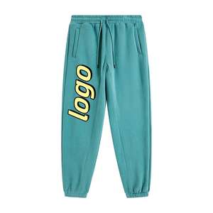 Pantalones de Algodón de Alta Calidad, Hechos a Medida, Diseño Bordado, Dobladillo Elástico, Cierre de Cremallera, Ajuste Holgado, Talla XL, Deportivos, Casuales, Ligeros - Product Image 4