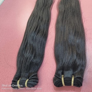 Extensions de Cheveux Humains Bruts Indiens Naturels Non Transformés Remy, Trame de Génie, Faisceaux Dessinés Simples pour Perruques, 100% - Product Image 1