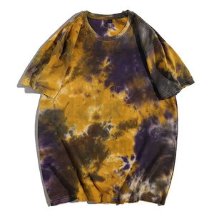 T-shirts surdimensionnés pour hommes à motif uni, vente en gros, 220 grammes, tissu tricoté, service OEM - Product Image 4