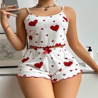 Ensemble de pyjama pour femmes de haute qualité, vêtements de nuit grande taille avec shorts, lot de vêtements en gros pour la saison de printemps, surplus de production