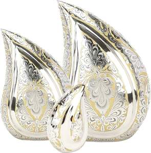 Dernières urnes de crémation en forme de larme pour urnes artisanales Personnaliser les fournitures funéraires de haute qualité Urnes de crémation en forme de larme - Product Image 1