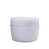 Série VD – Pots en plastique PP à double paroi, recyclables et écologiques, avec couvercle à vis, tailles 20ml-150ml, pour soins de la peau et crèmes pour les yeux