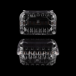 Viet Nam Vente en gros Récipient PET jetable 500B 1000B Boîtes de fruits en plastique pour raisins, fraises, emballage à clapet pour aliments - Product Image 1