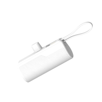 Mini cargador rápido promocional 5000 mAh banco de energía móvil pequeño portátil 5000 Mah cargador rápido cápsula estación de energía para móviles