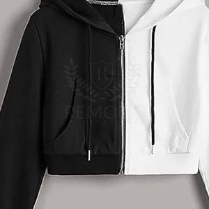 Uso al aire libre superventas mujeres Crop Top sudaderas con capucha ropa de moda mujeres duraderas Crop Top sudaderas con capucha - Product Image 4