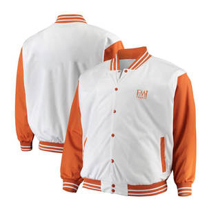 Les meilleurs produits de sport de baseball portent des vestes universitaires avec un design personnalisé Veste à manches en cuir pour hommes - Product Image 1