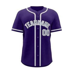 Camiseta cosida impresa transpirable con logotipo personalizado de fábrica, ropa deportiva de béisbol y softbol al por mayor - Product Image 3