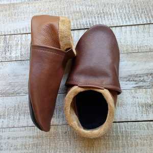 Chaussettes unisexes en cuir au design personnalisé spécial pour les pantoufles musulmanes vamdu, prière, umra khouffain - Product Image 3