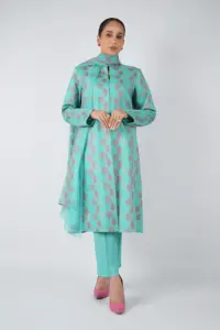 Robes de soirée pour femmes en trois pièces, longueur genoux, nouvelle collection, design tendance, haute couture, légères, avec broderie en dentelle et paillettes - Product Image 4