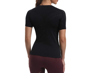 Conjuntos de Yoga de ropa atlética de compresión para mujer, pantalones cortos de manga larga de 6 piezas, mallas, chaquetas, Top corto, ropa activa, trajes de entrenamiento - Product Image 3