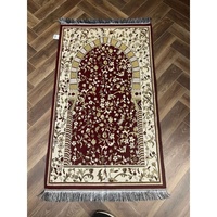 Tapis de prière islamique, ensemble de tapis fabriqués à la machine, réversibles, en polyester, kilim, à poils plats, lavables, résistants aux taches, 70x110cm, pour usage domestique, cadeau