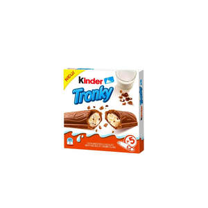Fournisseur direct de Ferrero KinderTronky Boîte de 5 90g Chocolat au lait, Biscuit croustillant Confiserie, Friandises sucrées Enfants et adultes - Product Image 4