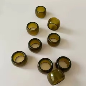 Classic look resin <b>napkin</b> <b>rings</b> in premium finished for artistic banquet styling and upscale dinner table decor - Product Image 1