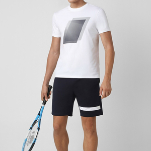 T-shirt à col rond 100% coton personnalisé pour hommes 280 grammes T-shirts avec logo 3D pour impression personnalisée - Product Image 3