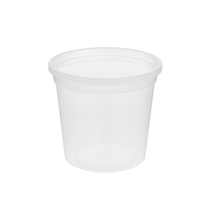 กล่องใส่อาหารแบบหนาพิเศษ (Saver Line) ขนาด 32 ออนซ์ ผลิตจากพลาสติก PP ยี่ห้อ ProTakeOut พร้อมฝาปิด ขนาดถ้วย 4.63x5.35 นิ้ว บรรจุ 240 ชุด (24/20) - Product Image 2