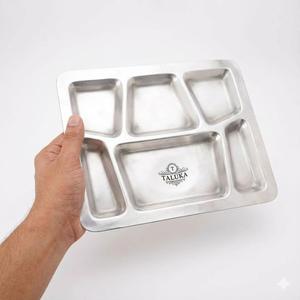 Assiettes de séparation en acier inoxydable pour dîner, restaurant, hôtel, fabrication indienne - Product Image 1