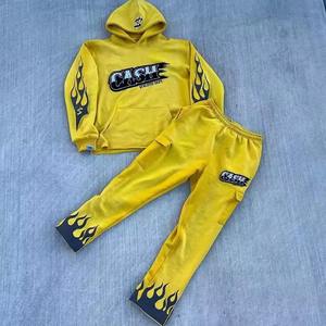 Pull-over décontracté en coton et polyester avec logo personnalisé collection d'hiver respirante jogging de broderie de travail pour hommes grande taille - Product Image 5