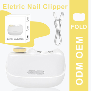 Kit de <span class=keywords><strong>coupe</strong></span>-ongles électrique OEM avec récupérateur, <span class=keywords><strong>coupe</strong></span>-ongles rechargeable pour bébé, <span class=keywords><strong>coupe</strong></span>-ongles portables avec lumière LED - Product Image 1