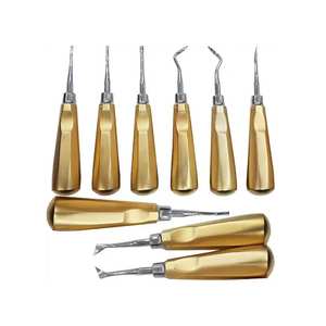 Elevador de raíz dental Kit quirúrgico Herramientas completas de extracción de dientes con asas ergonómicas para mayor comodidad - Product Image 1