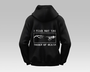 เสื้อฮู้ดดี้สตรีทแวร์แบบยูนิเซ็กซ์ ผ้าฝ้าย 100% บุขนแกะ 350 กรัม ทรงปกติ สำหรับฤดูหนาว สกรีนลายตามสั่ง ปักลาย ระบายอากาศ กันลม - Product Image 6