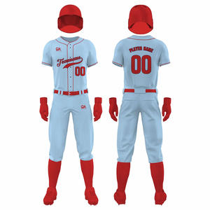 2025 OEM nuevo diseño personalizado equipo juvenil hombres deportes béisbol Jersey y pantalón conjunto/último diseño hombres equipo desgaste uniforme de béisbol - Product Image 5