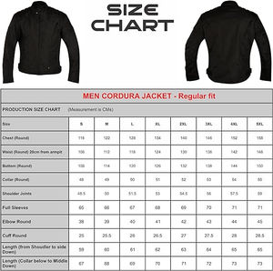Veste de moto sport double pour homme Polyester véritable Cordura Protection contre les chocs Rembourrage résistant aux intempéries Noir Auto Racing Wear - Product Image 6