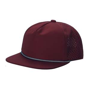 Tappi a 5 pannelli impermeabili 5WPR-5PANEL in 65% di cotone 35% in poliestere con fune resistente per una vestibilità sicura - Product Image 3