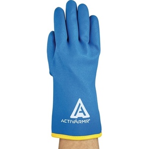 Gants ANSELL ActivArmr 97-681 pour temps froid, taille 9, bleus, EPI catégorie II EN 388 & EN 511, lot de 6 paires pour la protection du jardin - Product Image 1