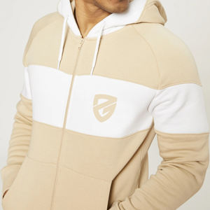 2025 chándal con logotipo personalizado para hombres, conjunto de Jogger de algodón 100% ecológico, nuevo diseño, colección de invierno, venta al por mayor de fábrica - Product Image 3