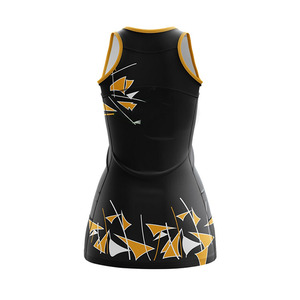 Nouveau design Jupes de netball respirantes pour femmes Robe de badminton netball personnalisée par sublimation uniforme - Product Image 3